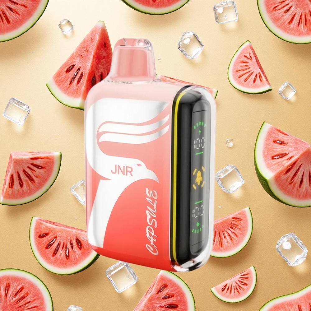 JNR Capsule 15000 Puffs Vape Melancia Brazz Ice Smart LED Display Brasil Atacado