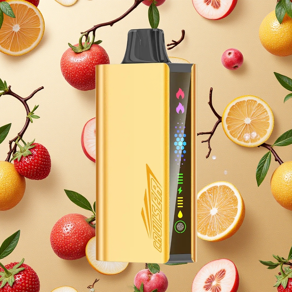 JNR Cruiser 12000 Puffs No-Charge Vape Descartável Frutas Vermelhas Brasil Atacado