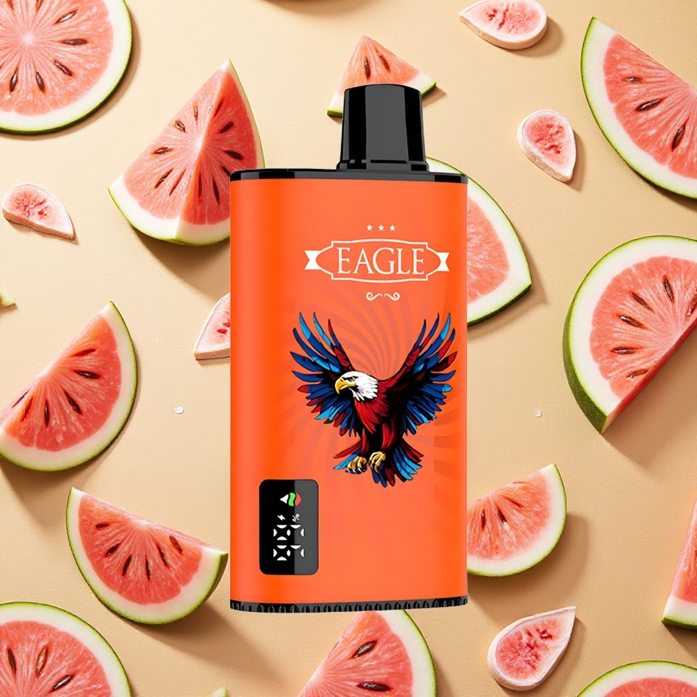 JNR EAGLE Smart 23000 Puffs Vape Descartável Melancia Chiclete Tela Digital Brasil Atacado