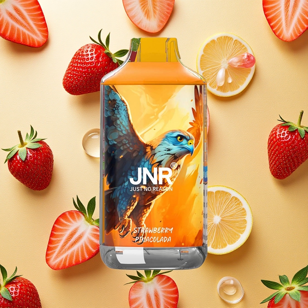 JNR Falcon 16000 Puffs Morango Pina Colada 22ml Brasil Atacado