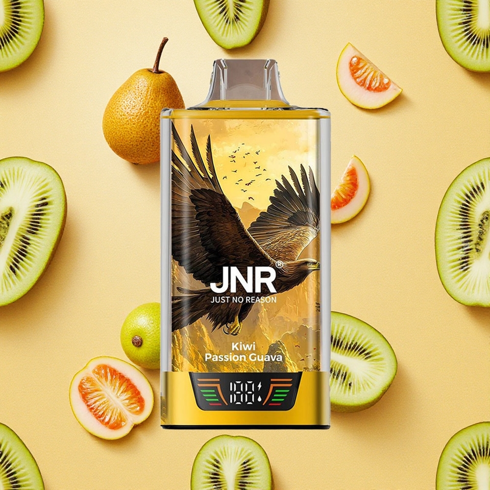 JNR Falcon Pro 28000 Baforadas Kiwi Maracujá Goiaba Carregamento USB Type-C Brasil Atacado