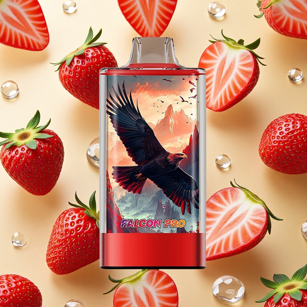 JNR Falcon Pro 28000 Baunilha Morango 30ml Pré-Carregado Brasil Atacado
