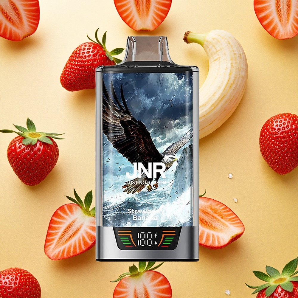 JNR Falcon Pro 28000 Puffs Morango Banana 30ml Pré-Carregado Brasil Atacado