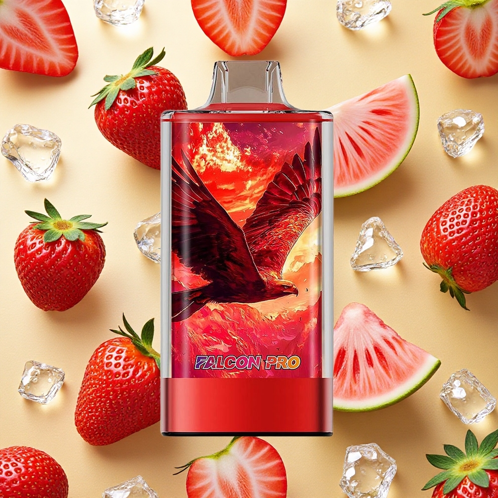 JNR Falcon Pro 28000 Puffs Morango Melancia Gelo 30ml Capacidade Pré-Preenchida Brasil Atacado
