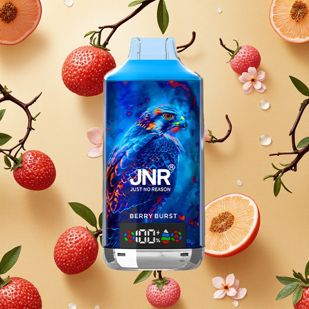 JNR Falcon X 18000 Puffs Explosão de Frutas Vermelhas Tipo-C Carregamento Rápido Brasil Atacado