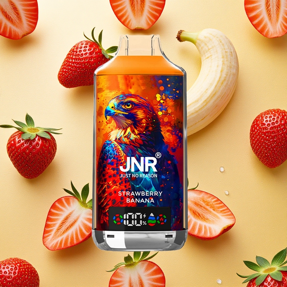 JNR Falcon X 18000 Puffs Morango Banana 24ml Brasil Atacado