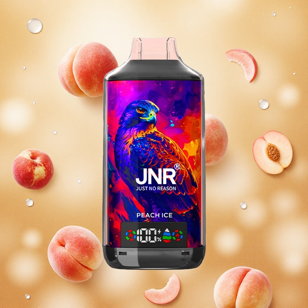 JNR Falcon X 18000 Puffs Pêssego Gelo 24ml Brasil Atacado
