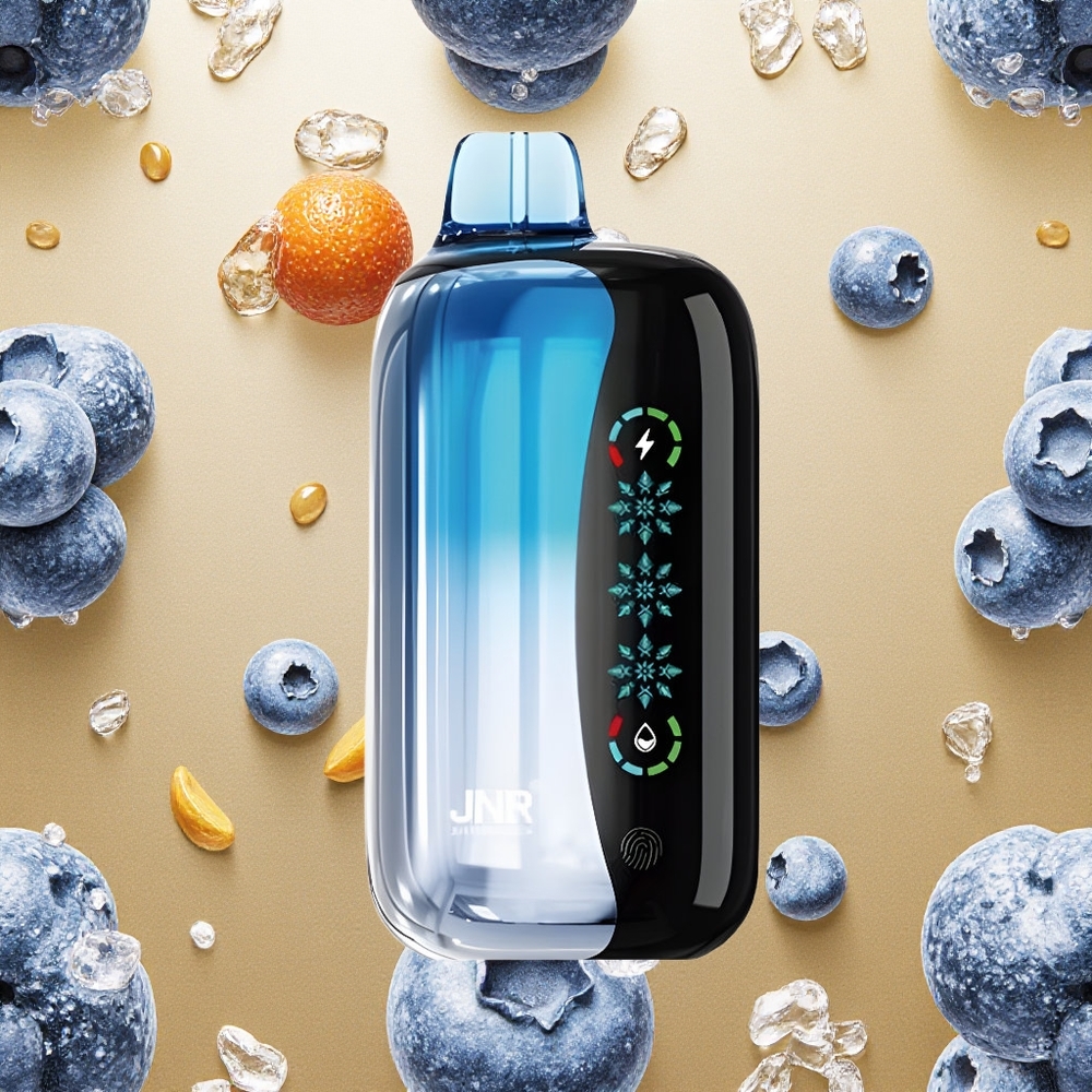JNR Flex Ice 21000 Puffs Vape Descartável Mirtilo Gelado Tela Sensível ao Toque Brasil Atacado