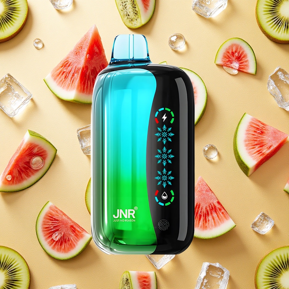 JNR Flex Ice 21000 Puffs Vape Descarteável Kiwi Melancia Gelada 26ml Brasil Atacado