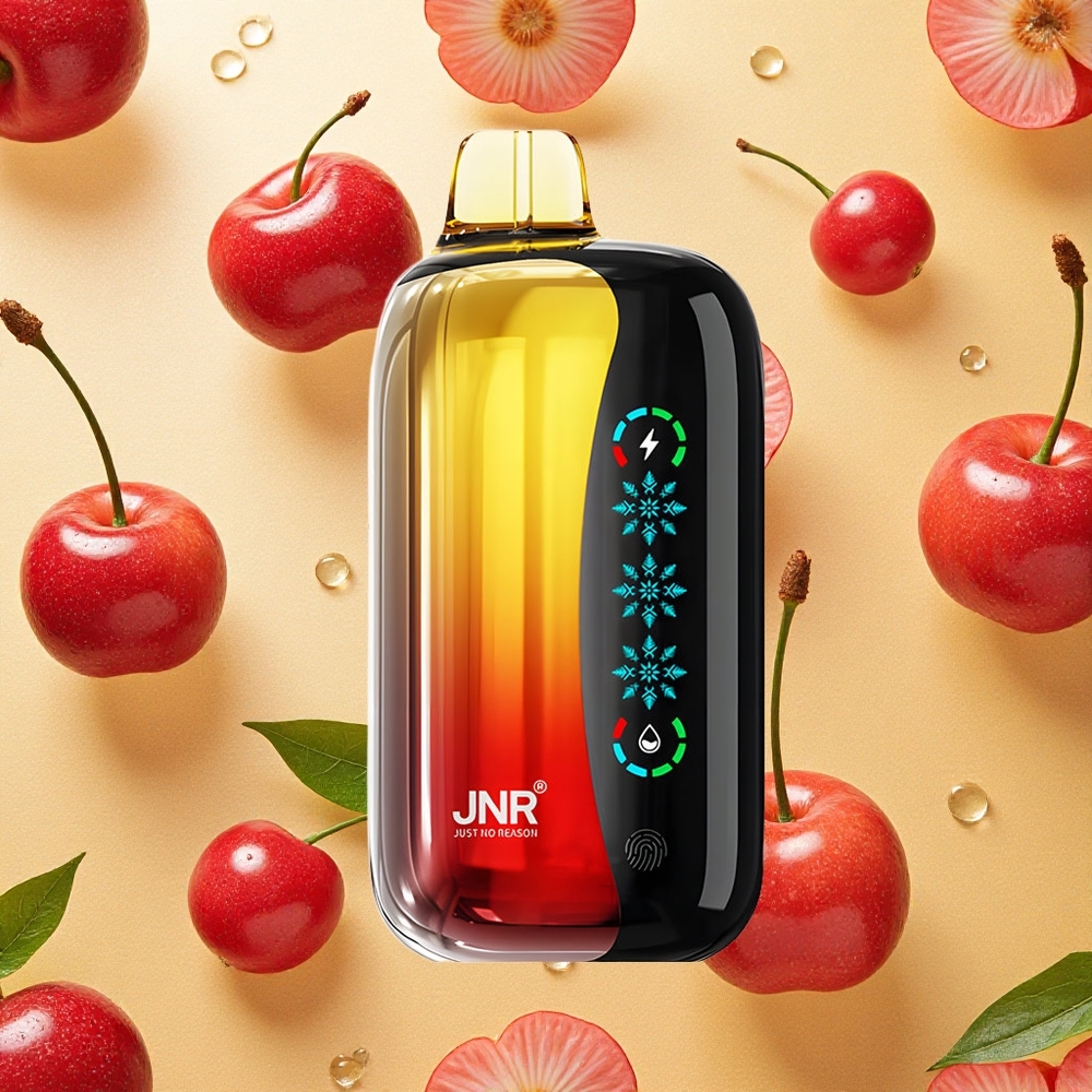 JNR Flex Ice 21000 Puffs Vaporizador Descartável Cereja Cola Tela Sensível ao Toque Brasil Atacado