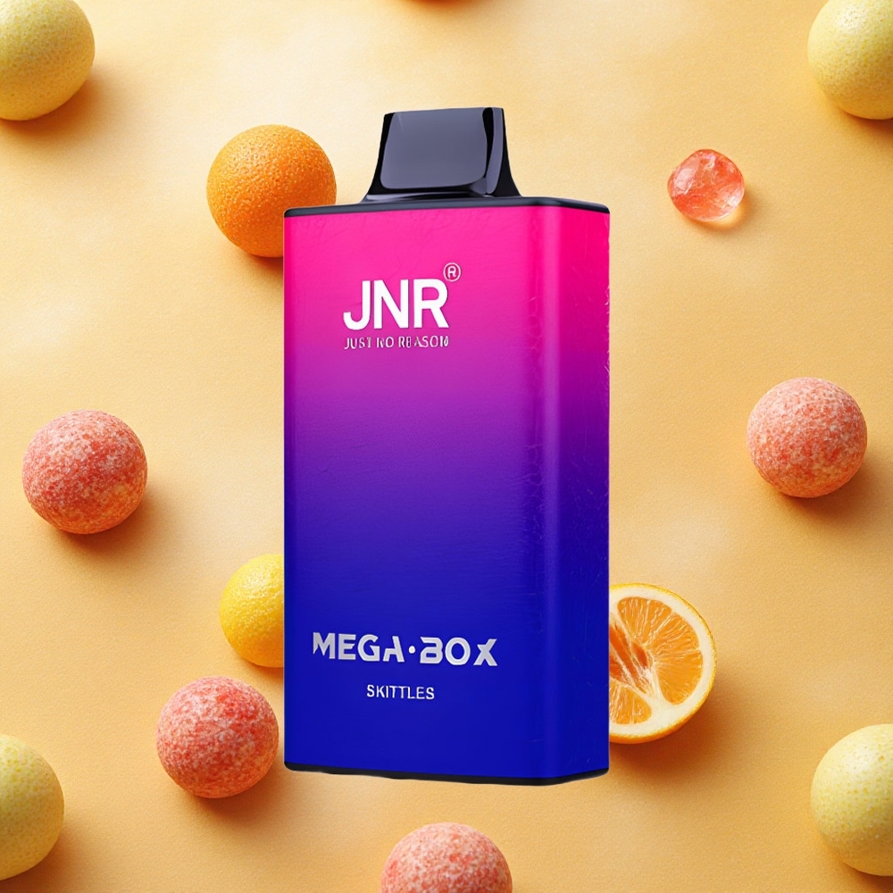 JNR Mega Box 25000 Puffs Vape Descartável Arco-Íris Brasil Atacado
