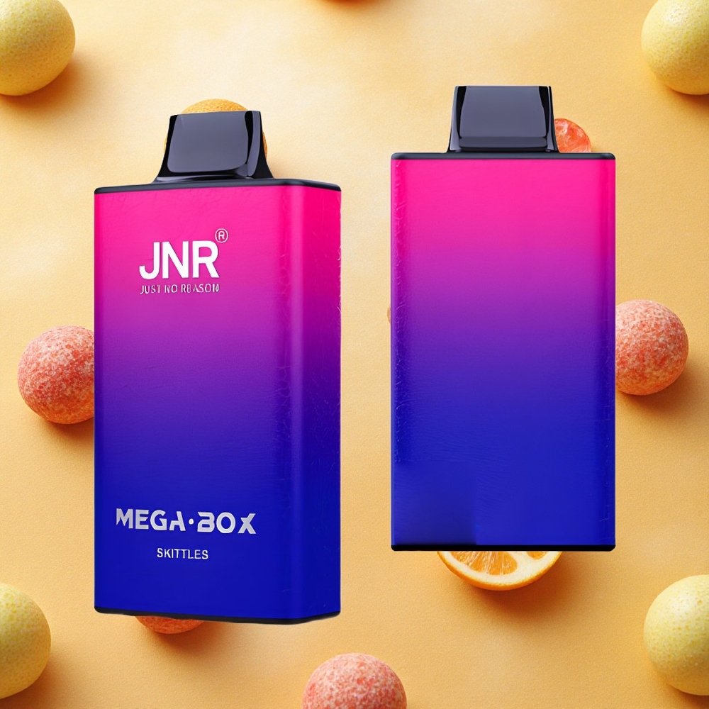 JNR Mega Box 25000 Puffs Vape Descartável Arco-Íris Brasil Atacado