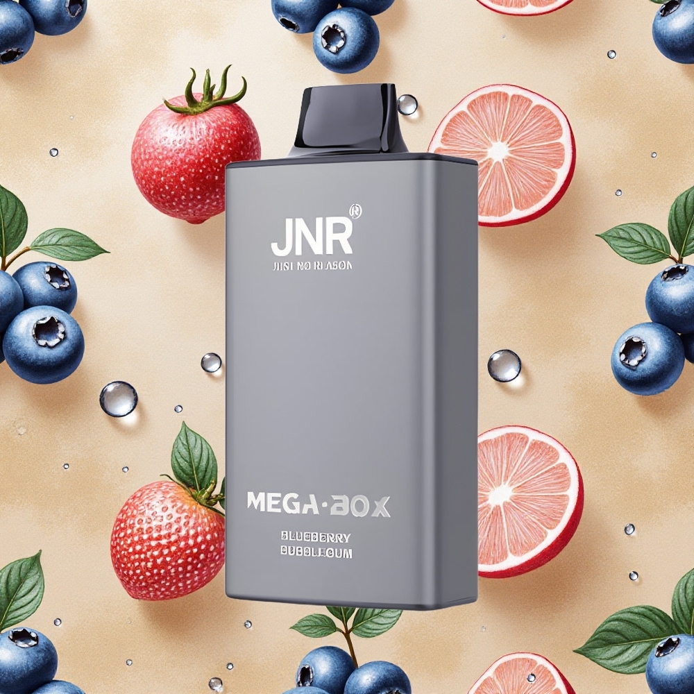 JNR Mega Box 25000 Puffs Vape Descartável Blueberry Chiclete 30ml Capacidade de E-líquido Brasil Atacado