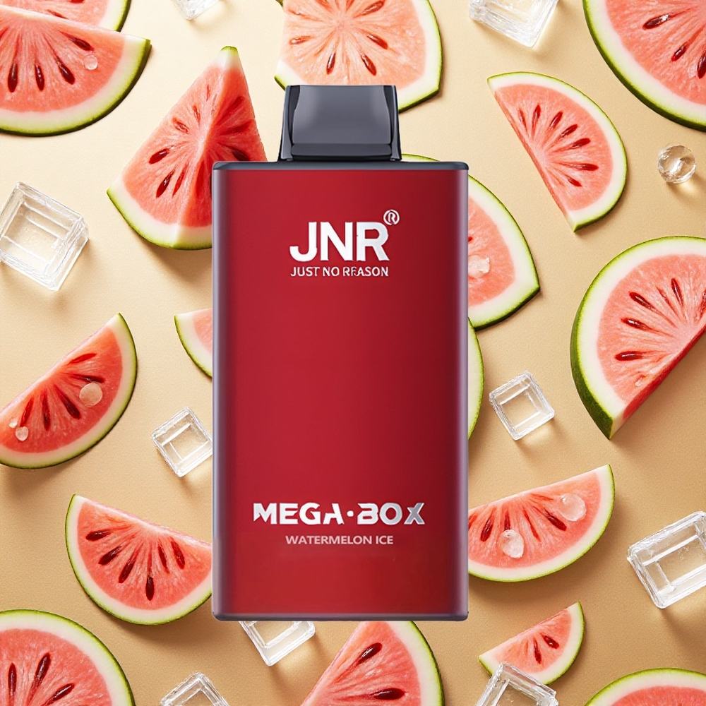 JNR Mega Box 25000 Puffs Vape Melancia Gelo 30ml Capacidade de E-líquido Brasil Atacado