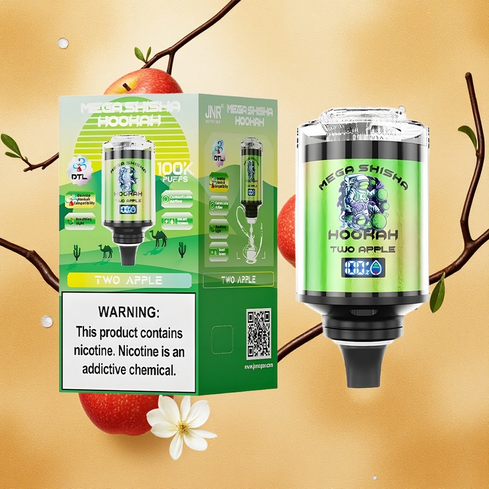 JNR Mega Shisha Hookah 100K 100000 Puffs 60ml Capacidade de Líquido Brasil Atacado