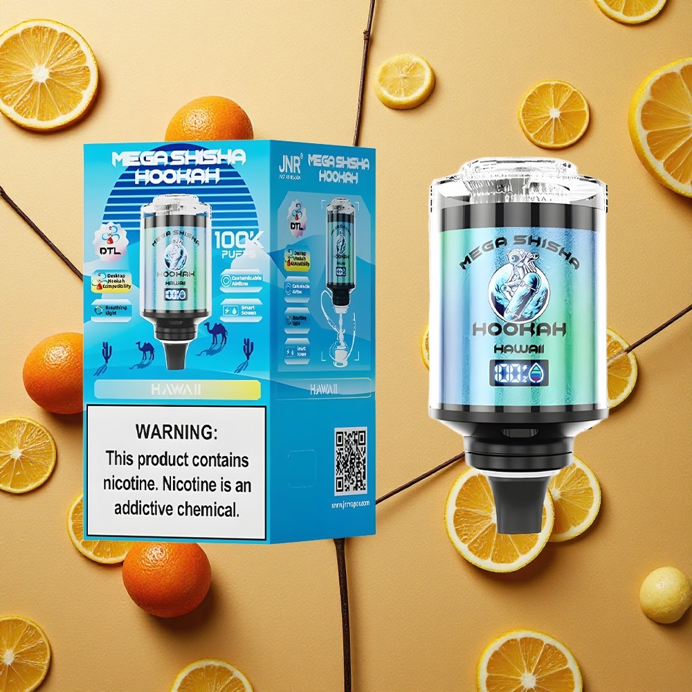 JNR Mega Shisha Hookah 100K 100000 Puffs Compatibilidade com Desktop Tela Inteligente Interativa Brasil Atacado