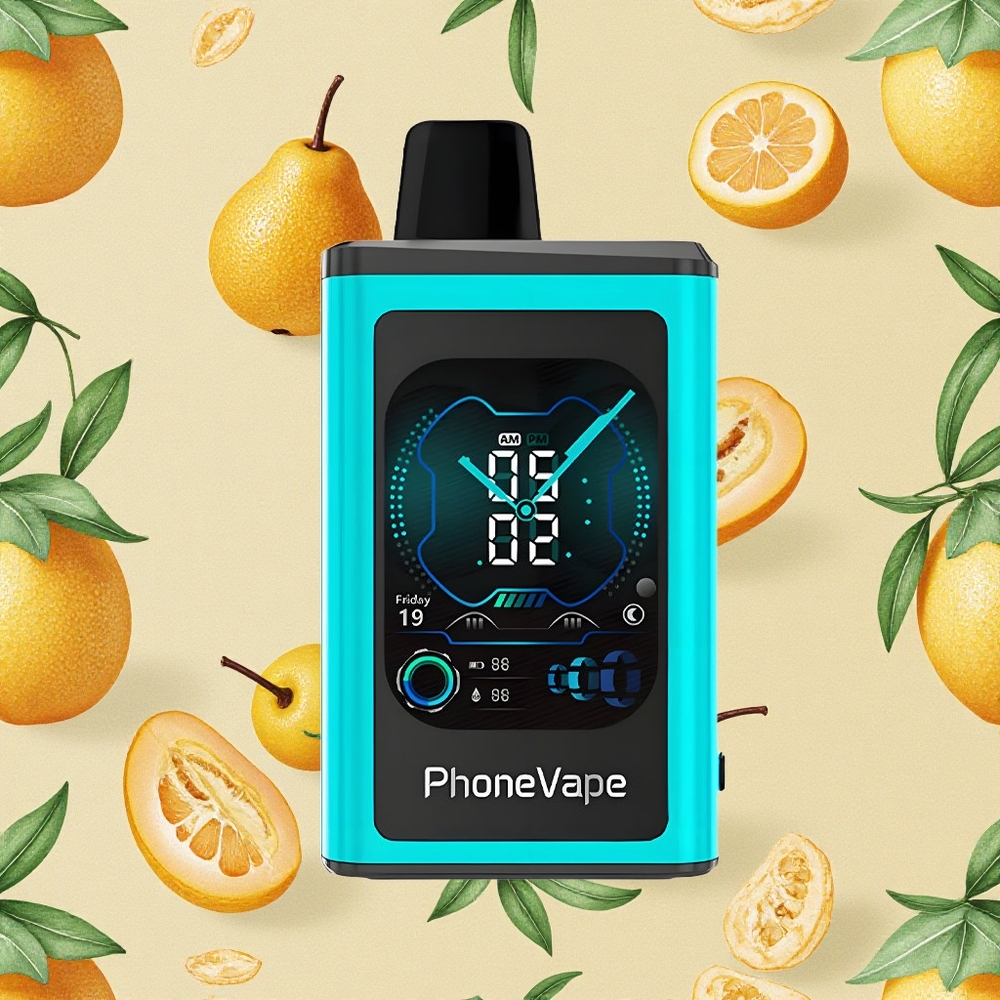 JNR PhoneVape 30000 Puffs Vape Descartável Menta Miami Bateria Recarregável 850mAh Tipo-C Brasil Atacado