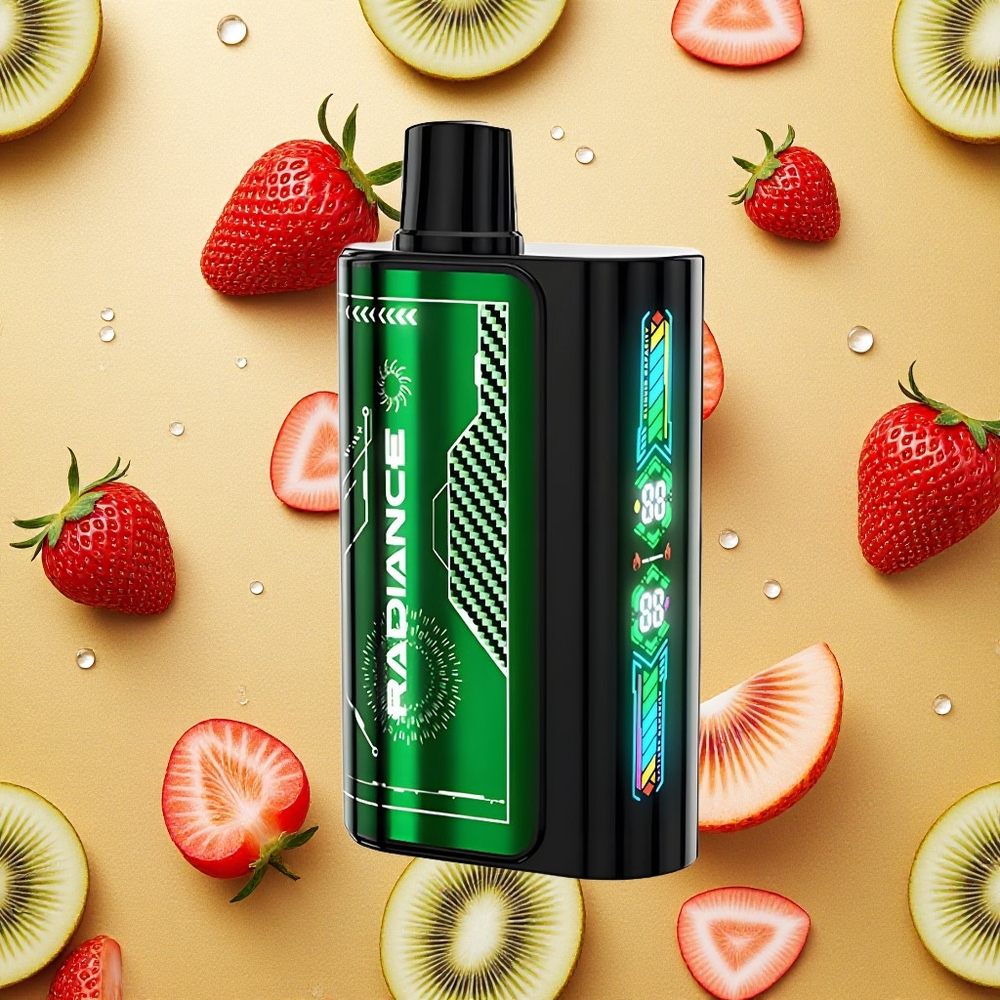 JNR Radiance 31000 Puffs Morango Kiwi Tipo-C Brasil Atacado