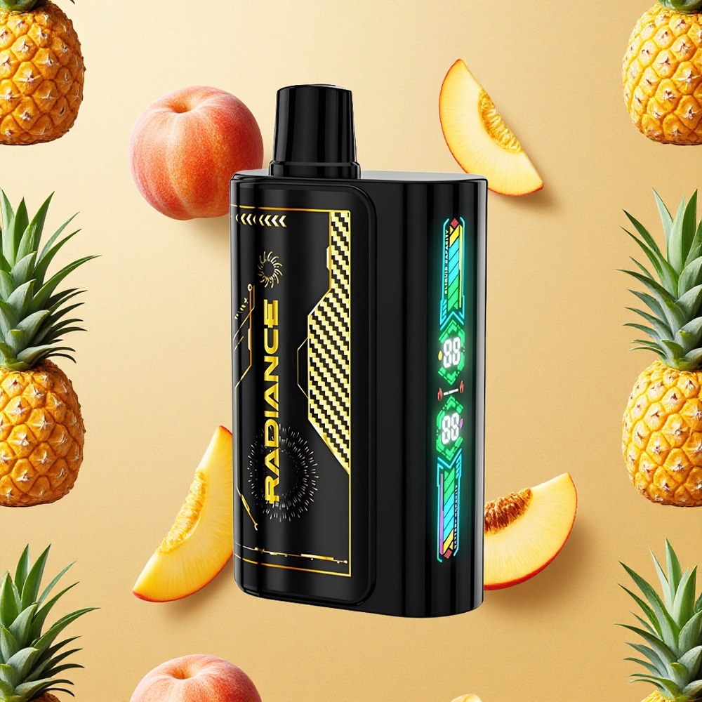 JNR Radiance 31000 Puffs Pêssego Manga Abacaxi 28ml E-líquido Brasil Atacado