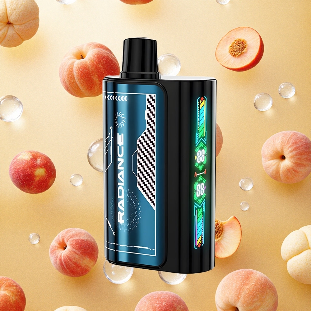 JNR Radiance 31000 Puffs Pêssego de Verão Gelo Tela Inteligente de Animação Brasil Atacado