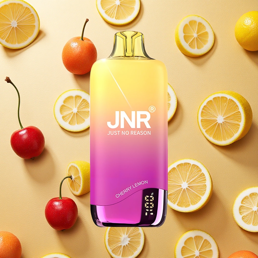 JNR Rainbow 10500 Puffs Cereja Limão 18ml Tanque de e-Líquido Brasil Atacado