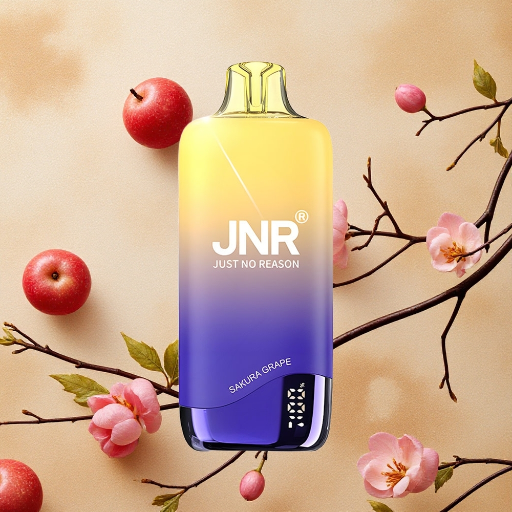 JNR Rainbow 10500 Puffs Vape Descartável Cereja Uva Brasil Atacado
