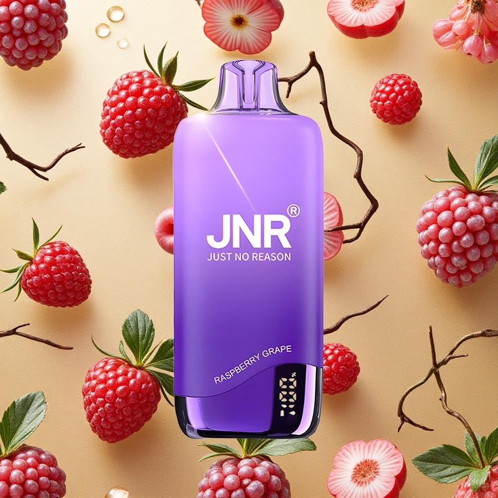 JNR Rainbow 10500 Puffs Vape Descartável Framboesa Uva Brasil Atacado