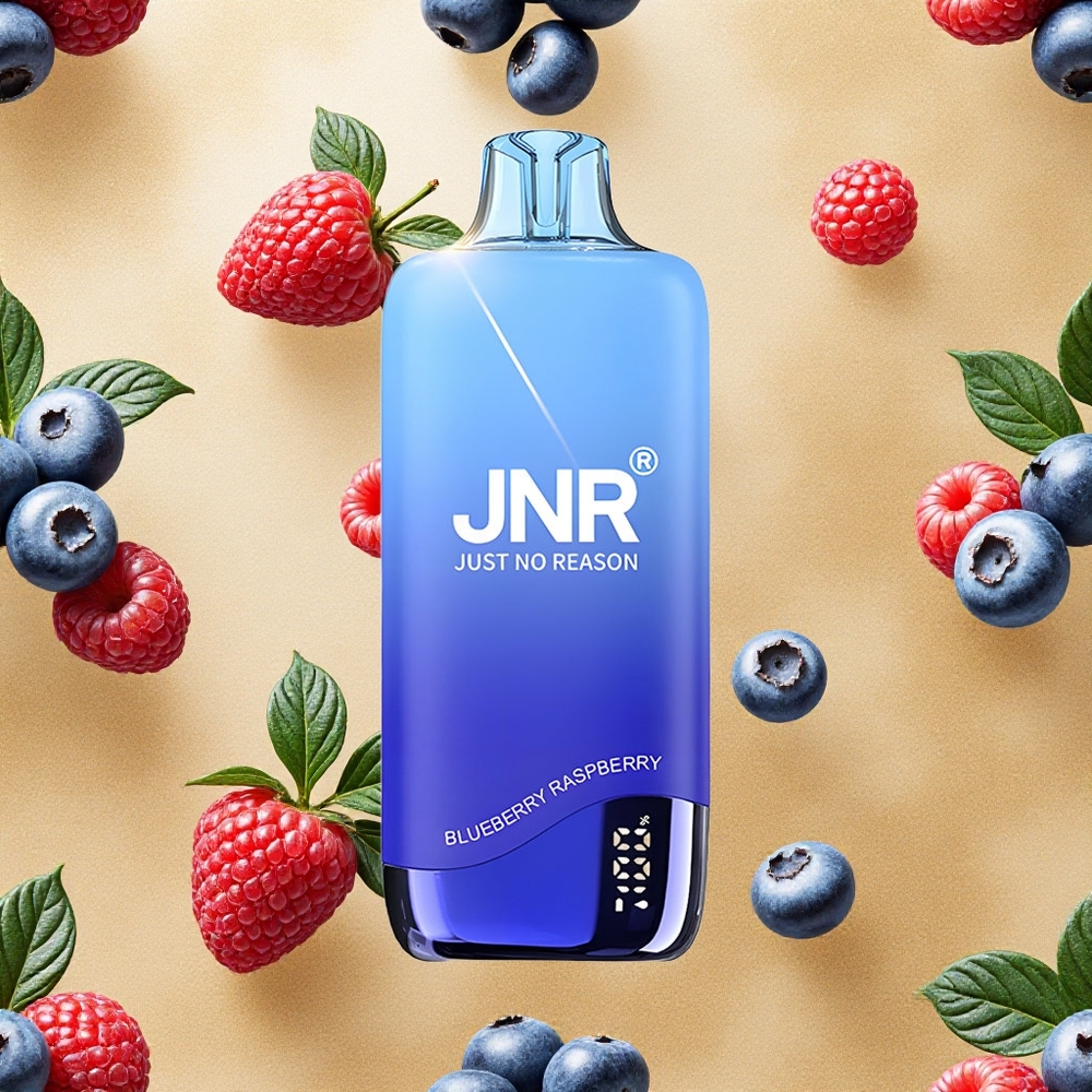 JNR Rainbow 10500 Puffs Vape Descartável Mirtilo Framboesa 18ml Tanque de Líquido Brasil Atacado