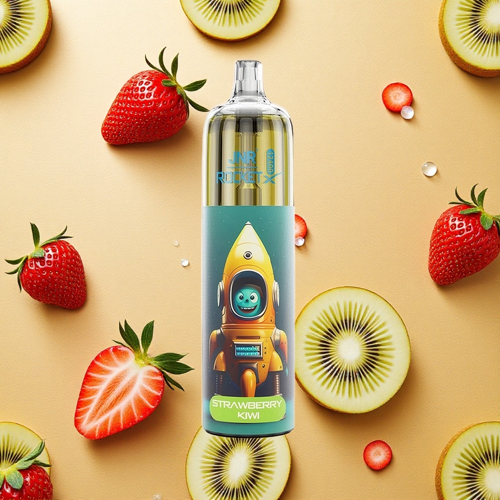 JNR Rocket-X 12400 Puffs Morango Kiwi Bateria 850mAh Brasil Atacado