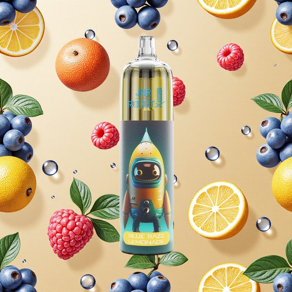 JNR Rocket-X 12400 Puffs Vape Mirtilo Limonada 25ml Capacidade de Líquido Brasil Atacado