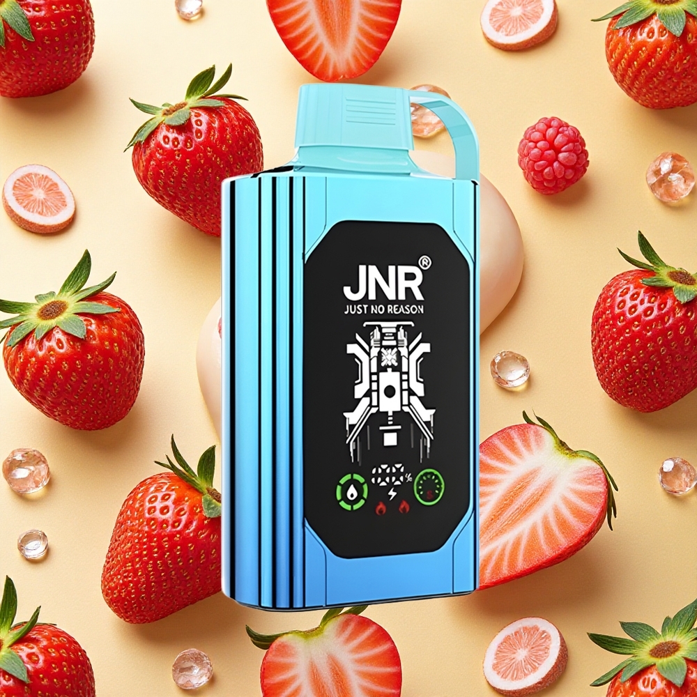 JNR Shisha Hookah Box 20500 Puffs Morango Framboesa Doce 25ml Dual Mesh Coil 1000mAh Tipo-C Brasil Atacado
