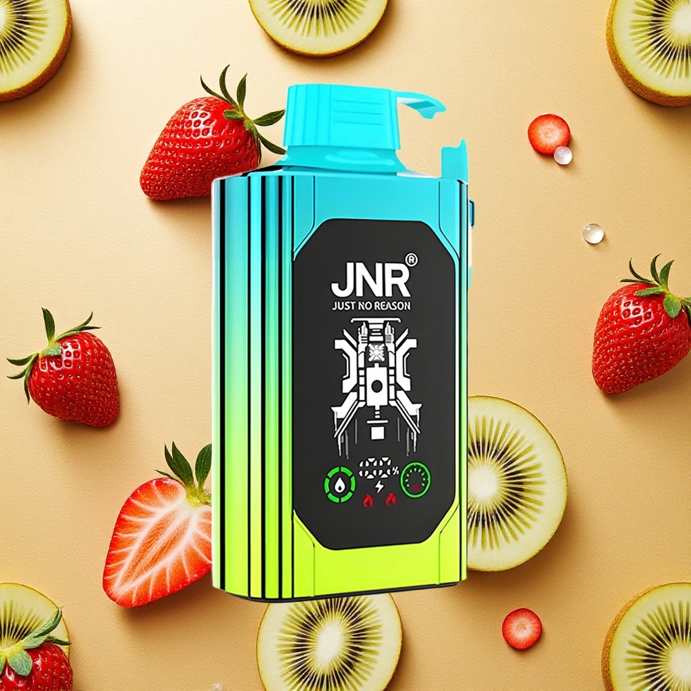 JNR Shisha Hookah Box 20500 Puffs Morango Kiwi Tipo-C Carga Rápida Brasil Atacado