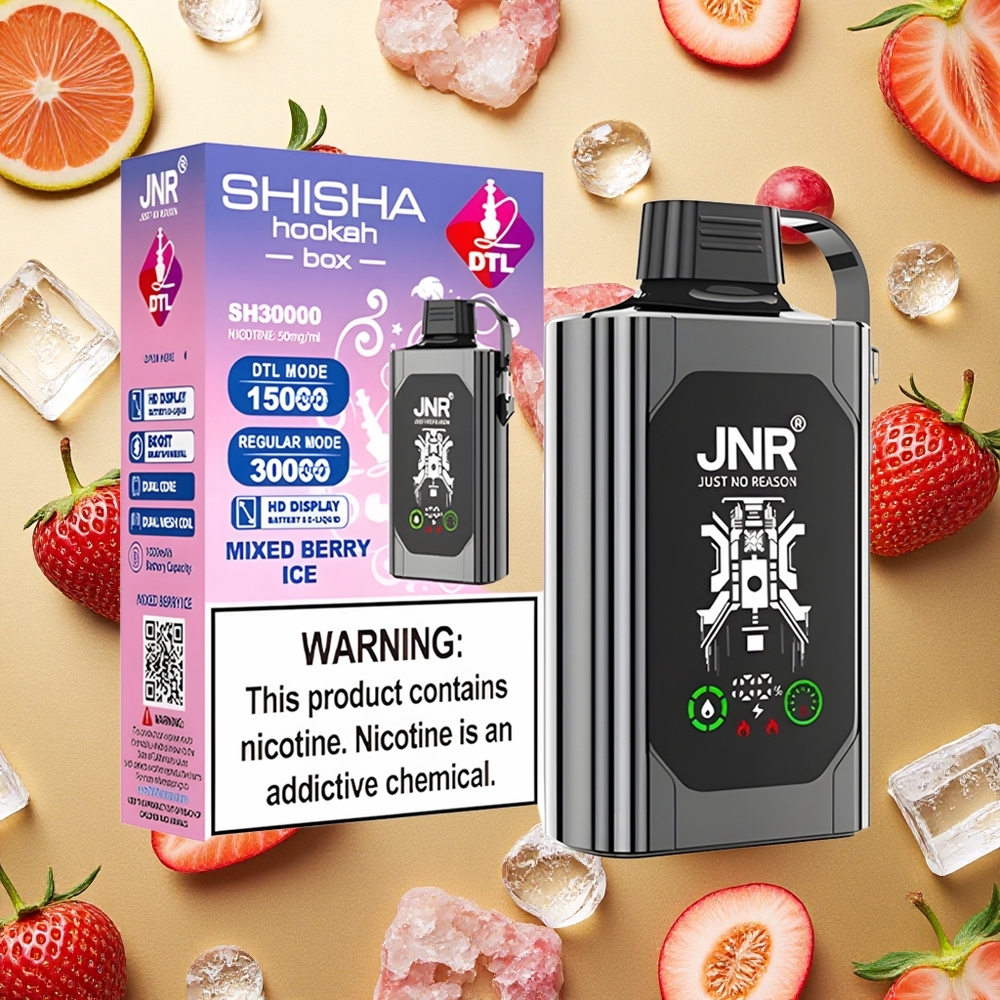 JNR Shisha Hookah Box 20500 Puffs Vape Bagas Mistas Geladas 25ml Brasil Atacado
