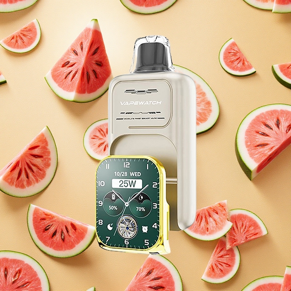 JNR VapeWatch 30000 Puffs Vape Melancia Gelo 1000mAh Brasil Atacado