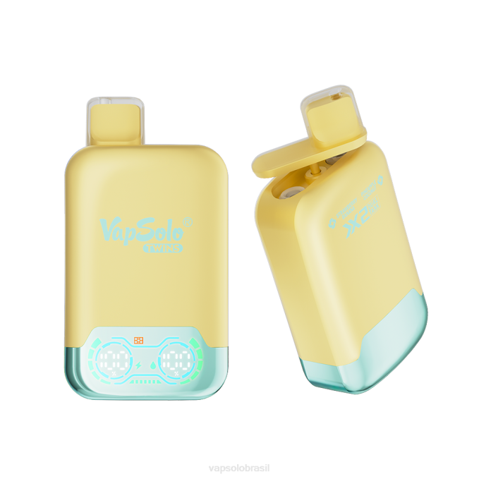 VapSolo TWINS vaporizador descartável | Comprar Vapsolo X2DR31 abacaxi, coco e morango, banana