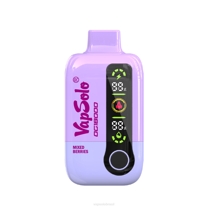VapSolo DG18000 vaporizador descartável | Vapsolo Review X2DR51 baga mista