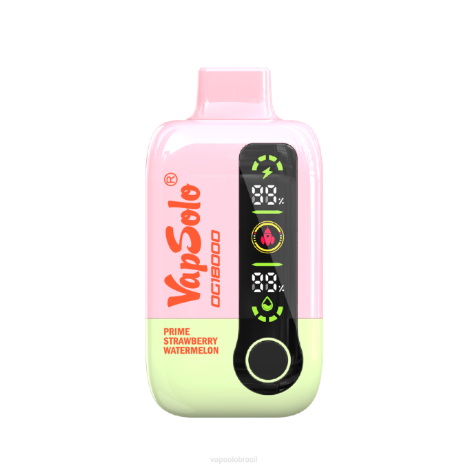 VapSolo DG18000 vaporizador descartável | Vapsolo Review X2DR54 melancia de morango nobre