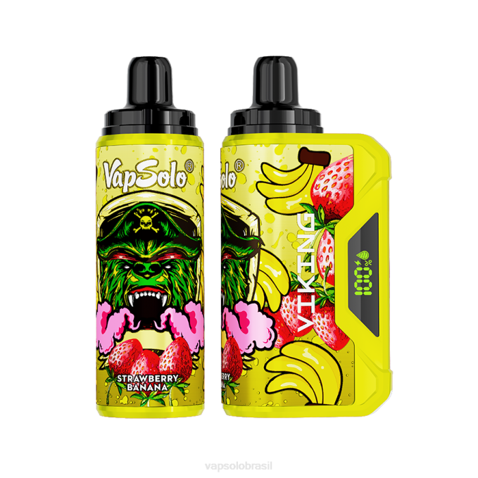 VapSolo VIKING vaporizador descartável | Comprar Vapsolo X2DR43 banana morango