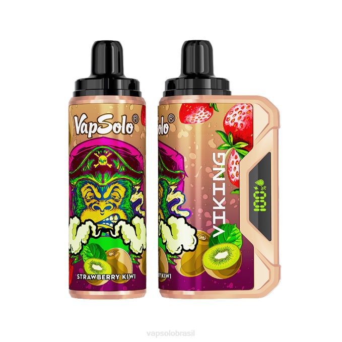 VapSolo VIKING vaporizador descartável | Vapsolo Brasil X2DR44 kiwi morango
