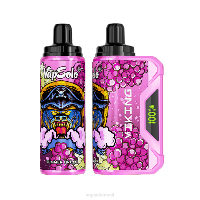 VapSolo VIKING vaporizador descartável | Vapsolo Brasil X2DR47 sonho de verão