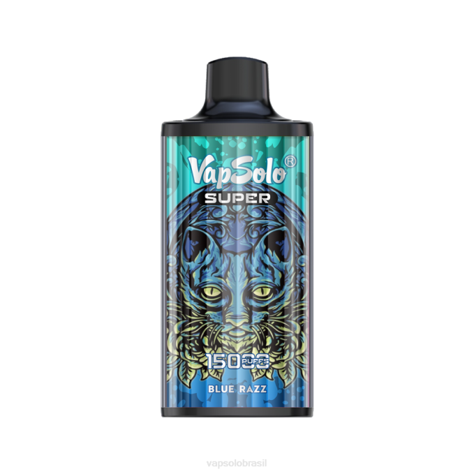 VapSolo SUPER vaporizador descartável | Vapsolo Brasil X2DR14 razz azul